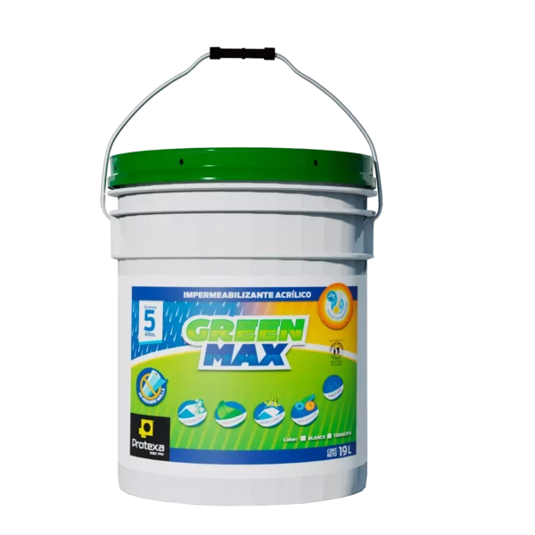 Impermeabilizantes Protexa - Impermeabilizante acrílico - Green Max 5A